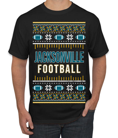 City of Jacksonville JAX American Football Fantasy Fan Ugly Christmas Sweater Unisex Crewneck Sweatshirt
