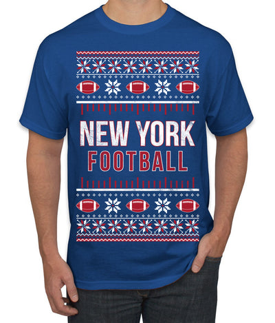 City of New York NYC American Football Fantasy Fan Ugly Christmas Sweater Unisex Crewneck Sweatshirt