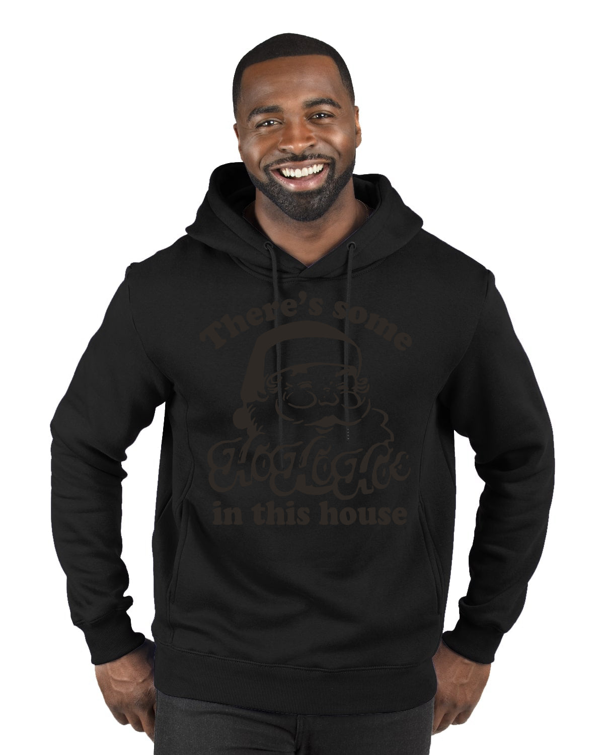 Theres some Ho Ho Ho in this House Ugly Christmas Sweater Premium Graphic Hoodie Sweatshirt