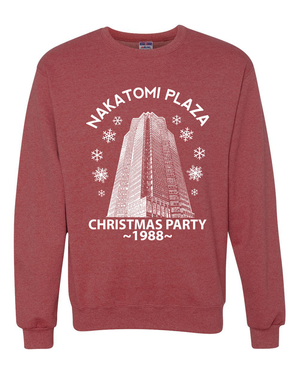 Nakatomi Plaza Christmas Party 1988 Classic McClane Die Hard Christmas Unisex Crewneck Graphic Sweatshirt