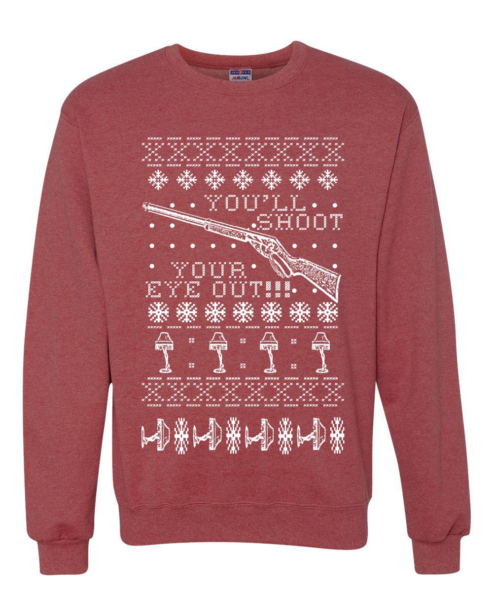 You'll Shoot Your Eye Out Christmas Unisex Crewneck Graphic Sweatshirt