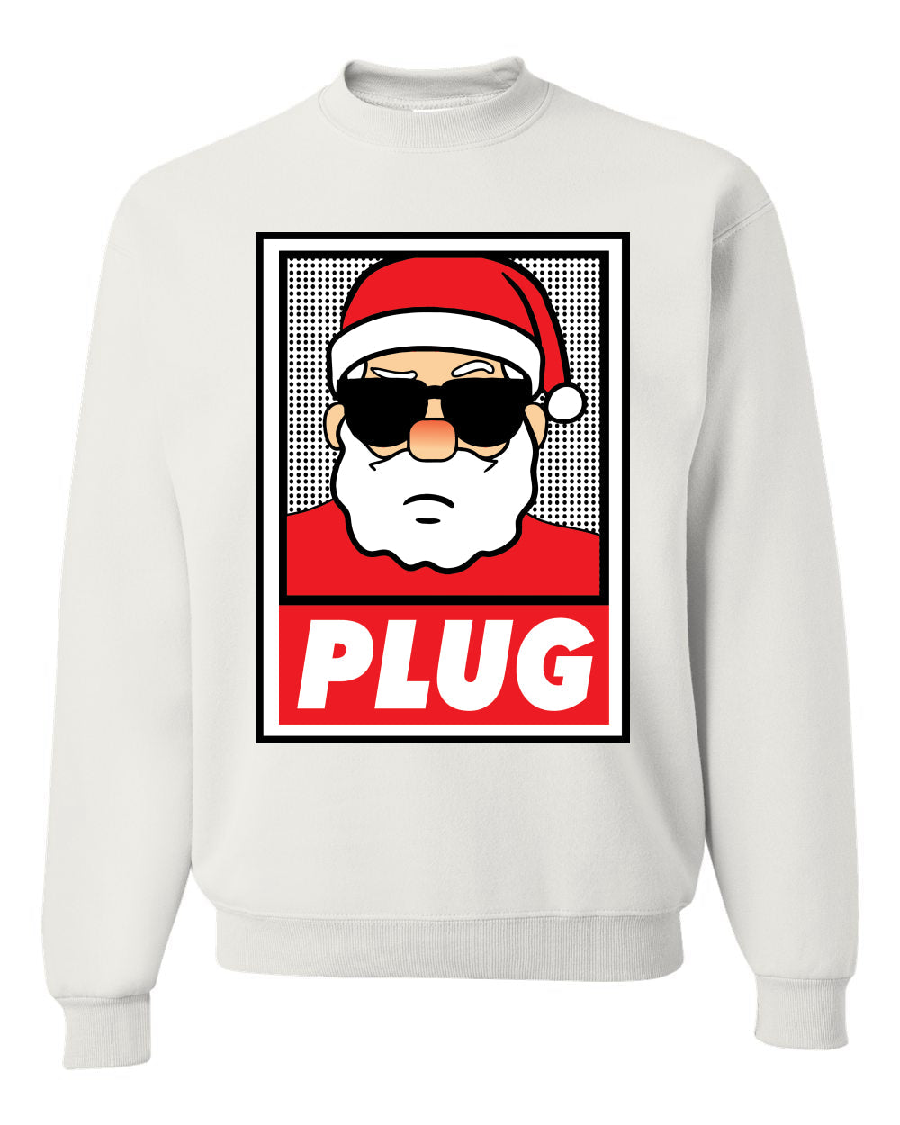 Santa Claus Plug Narcos Pablo Funny Christmas Unisex Crewneck Graphic Sweatshirt