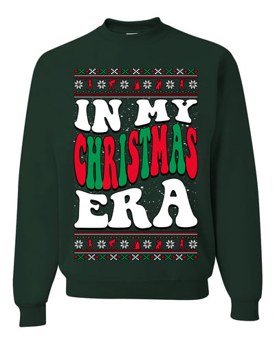 In My Christmas Era Ugly Christmas Sweater Unisex Crewneck Sweatshirt