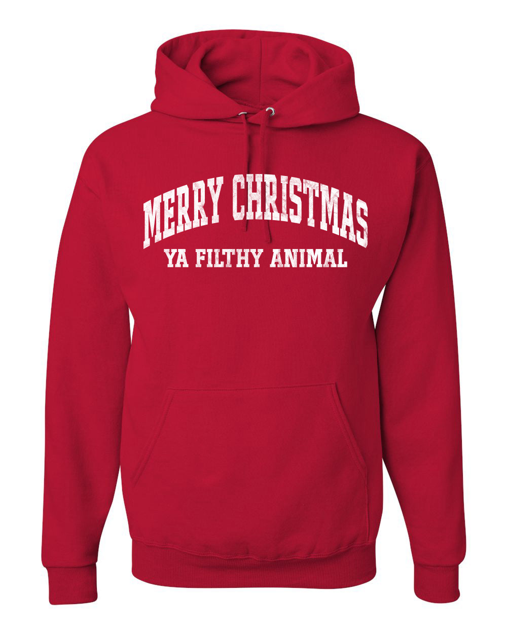 Vintage Movie Quote Merry Christmas Filthy Animal Christmas Unisex Hoodie Sweatshirt