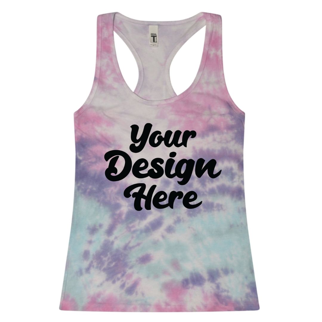 3400 | Women's Tie Dye Racerback Tank Tops