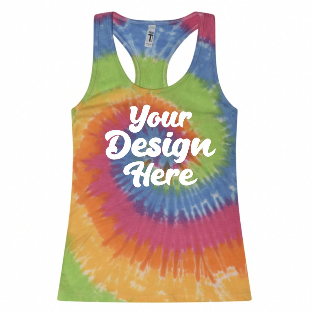 3400 | Women's Tie Dye Racerback Tank Tops