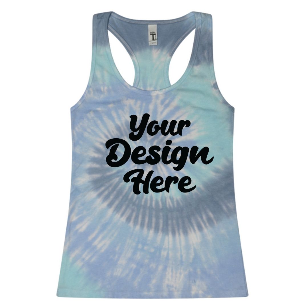3400 | Women's Tie Dye Racerback Tank Tops