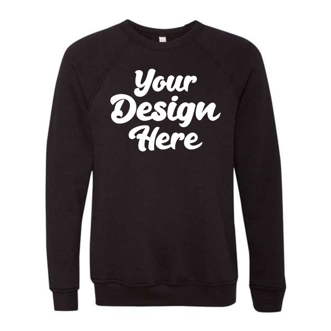 3901 | Unisex Sponge Fleece Raglan Crewneck Sweatshirt