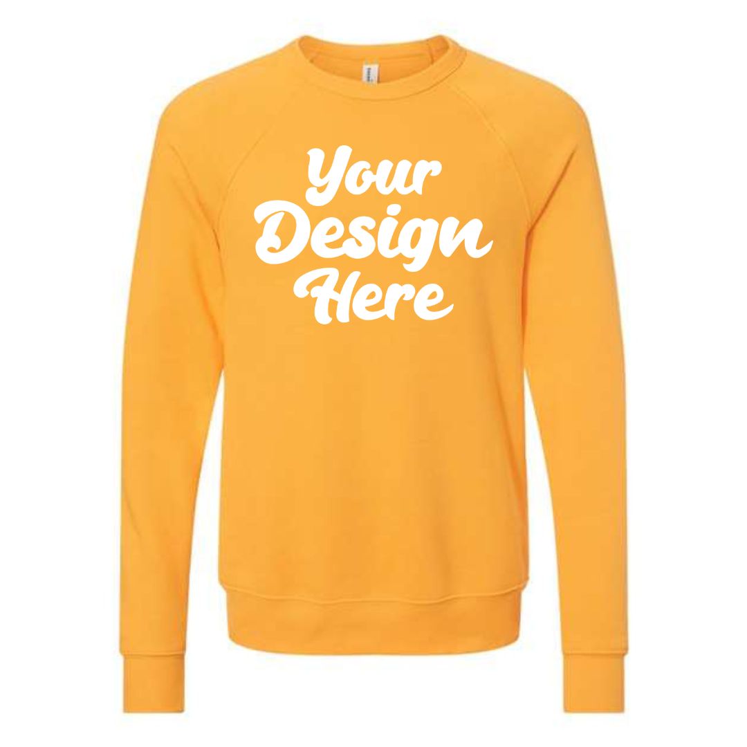 3901 | Unisex Sponge Fleece Raglan Crewneck Sweatshirt