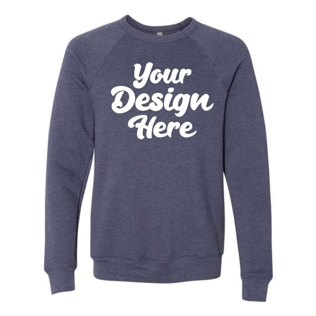 3901 | Unisex Sponge Fleece Raglan Crewneck Sweatshirt