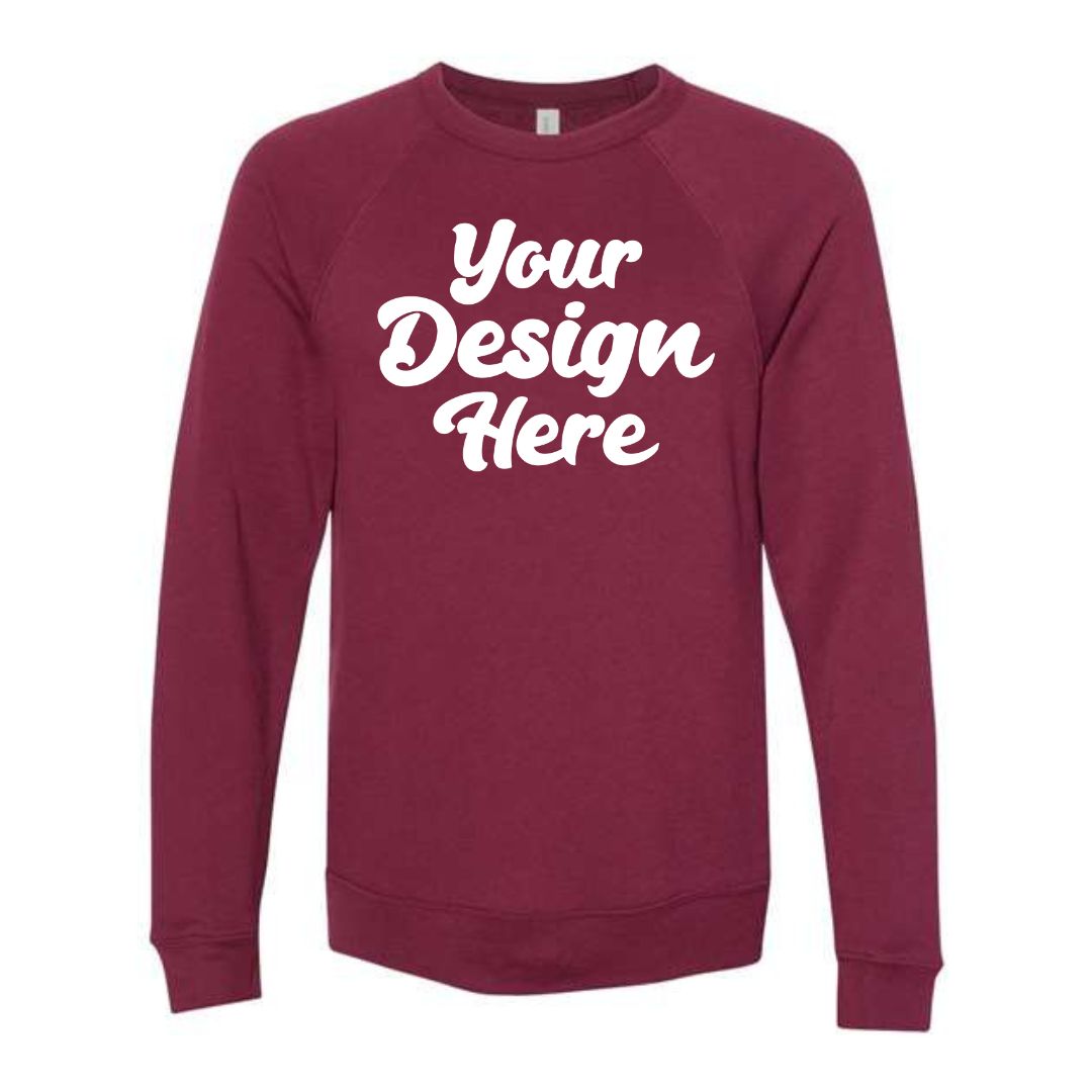 3901 | Unisex Sponge Fleece Raglan Crewneck Sweatshirt