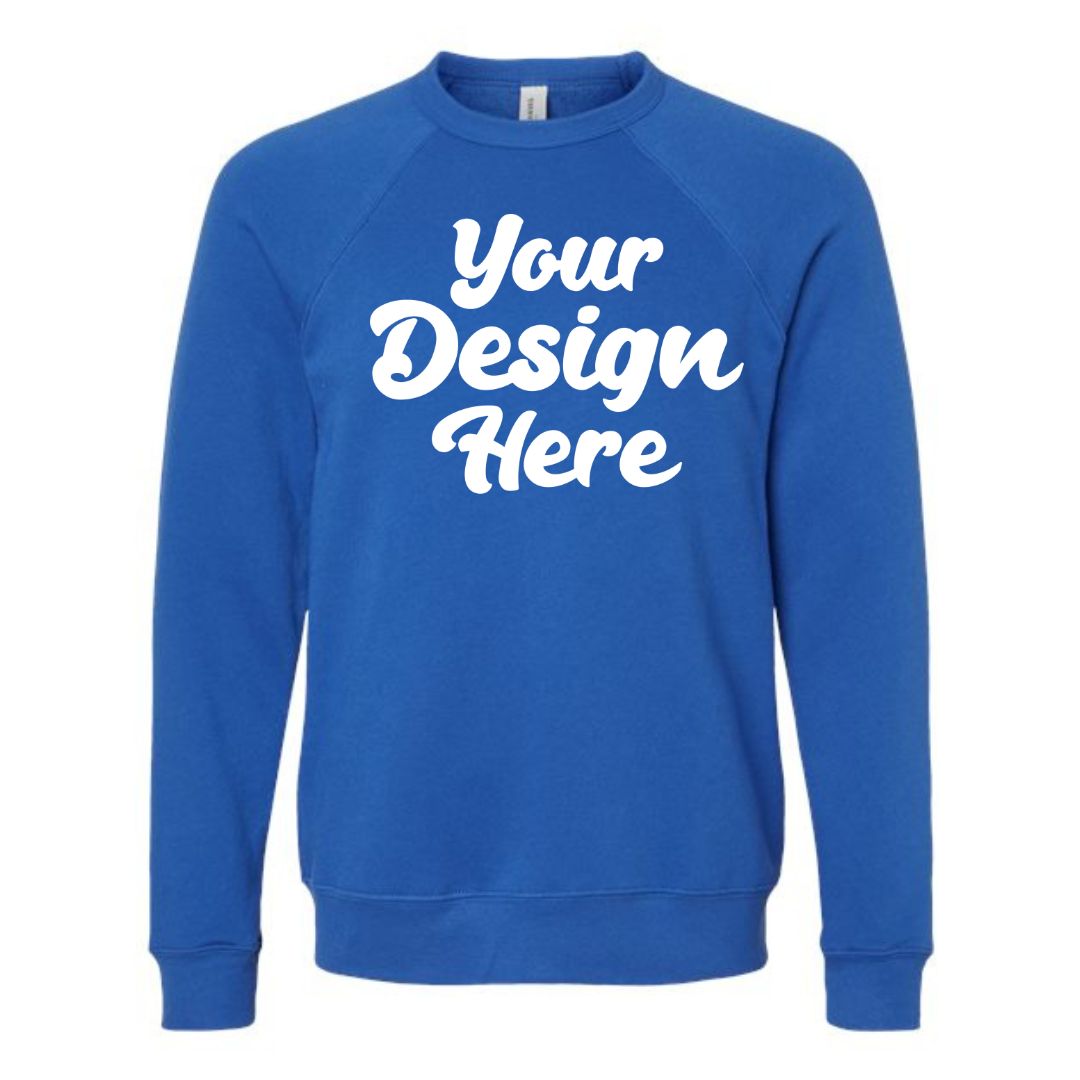 3901 | Unisex Sponge Fleece Raglan Crewneck Sweatshirt