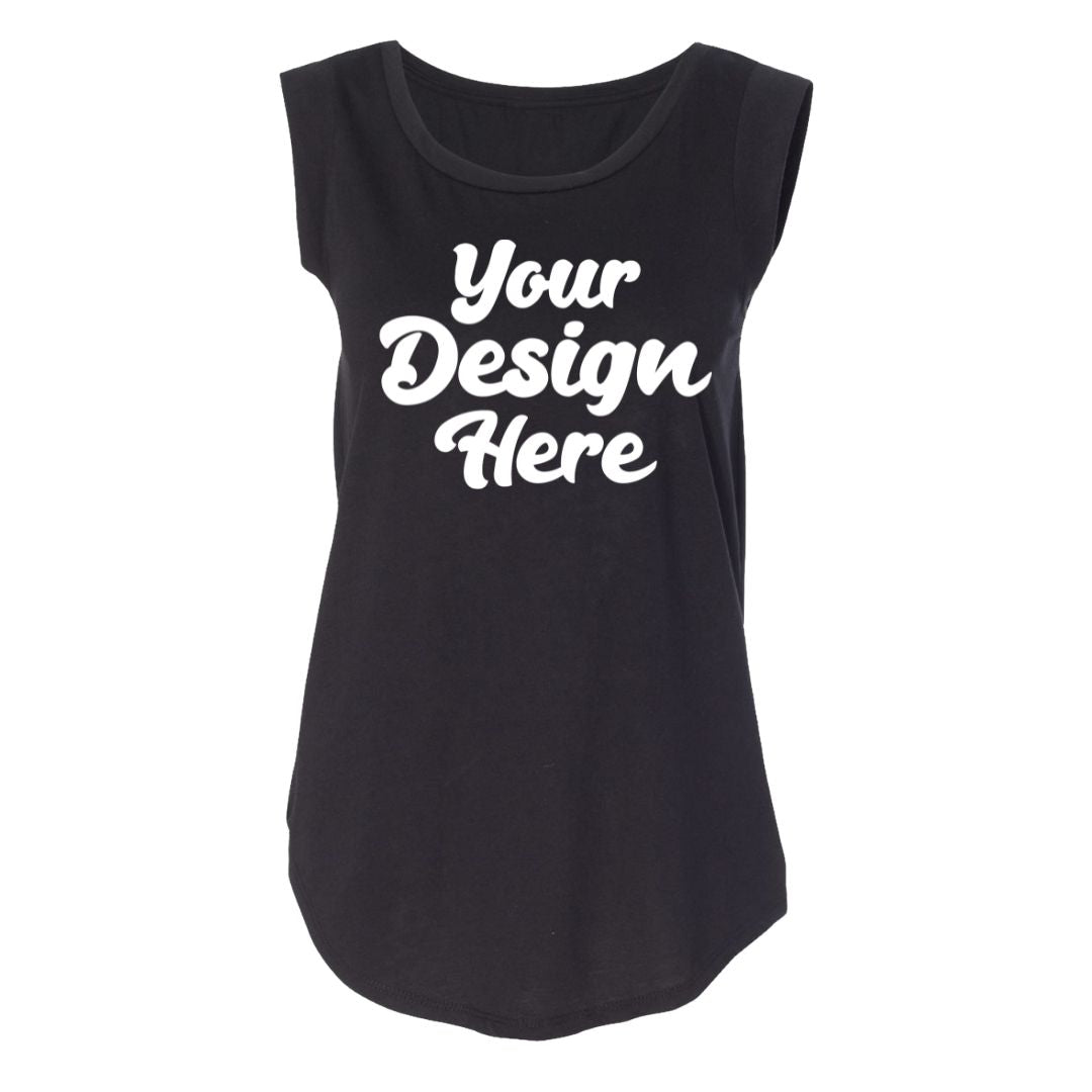 4013 | Women?s Satin Jersey Cap Sleeve Tee
