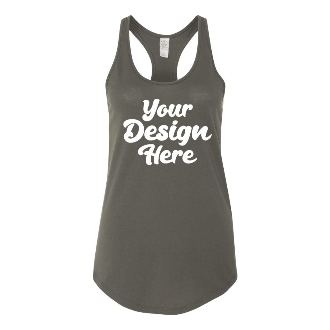 4031 | Women's Satin Jersey Shirttail Tank