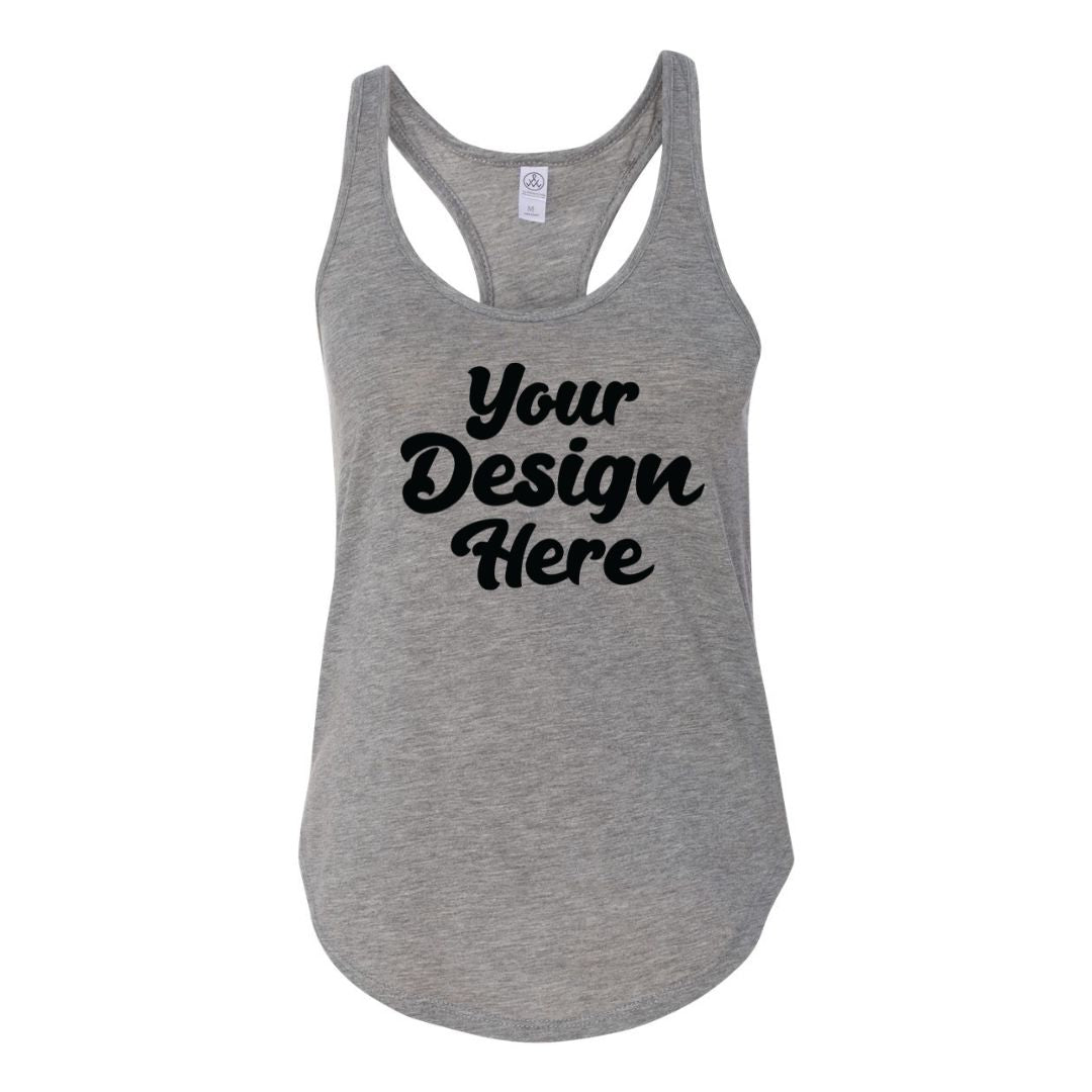 4031 | Women's Satin Jersey Shirttail Tank
