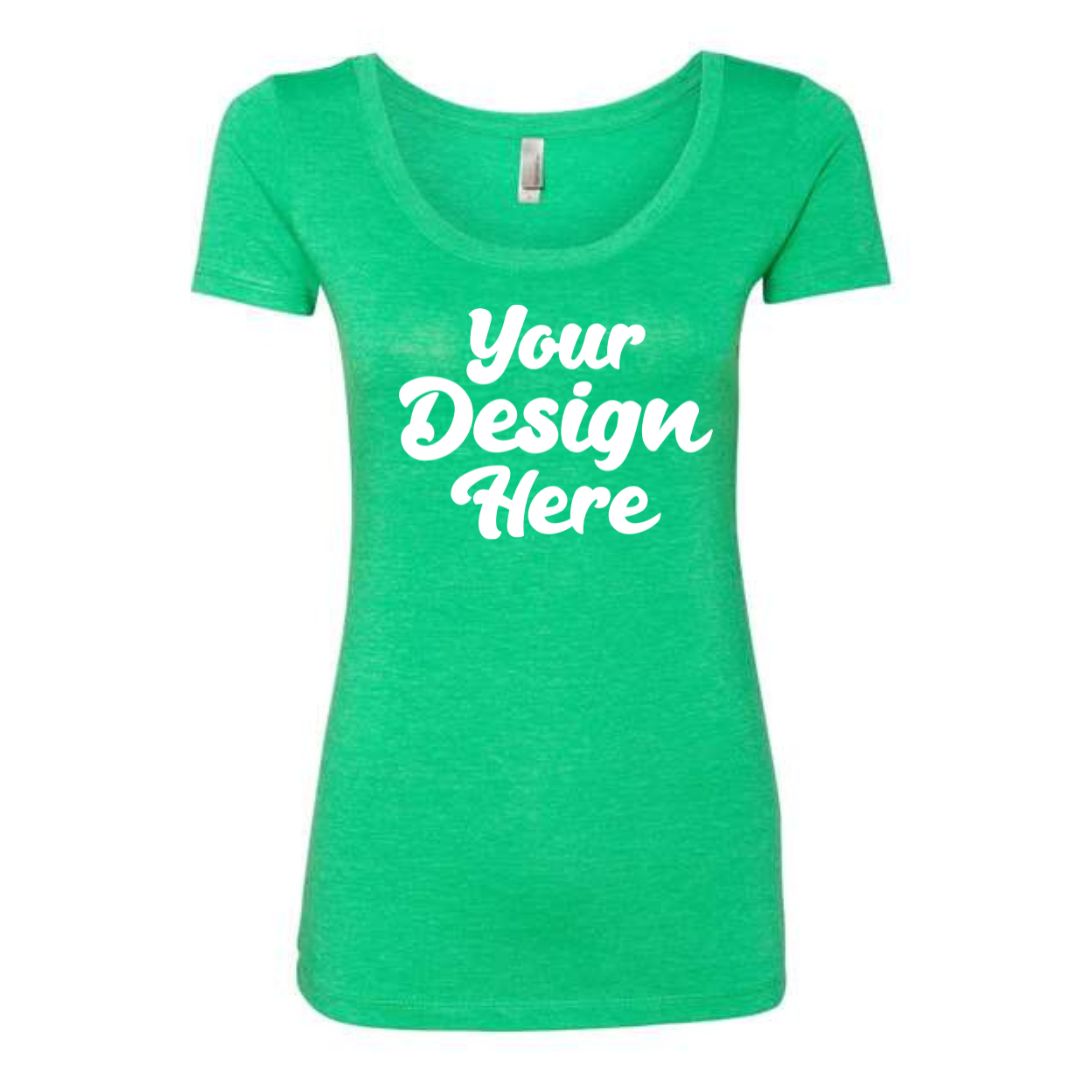6730 | Women?s Triblend Short Sleeve Scoop