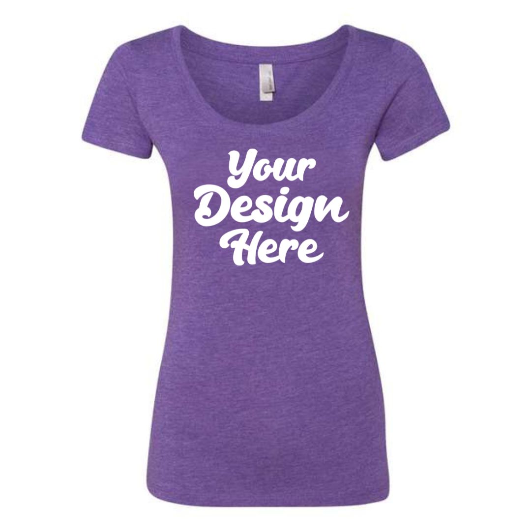 6730 | Women?s Triblend Short Sleeve Scoop