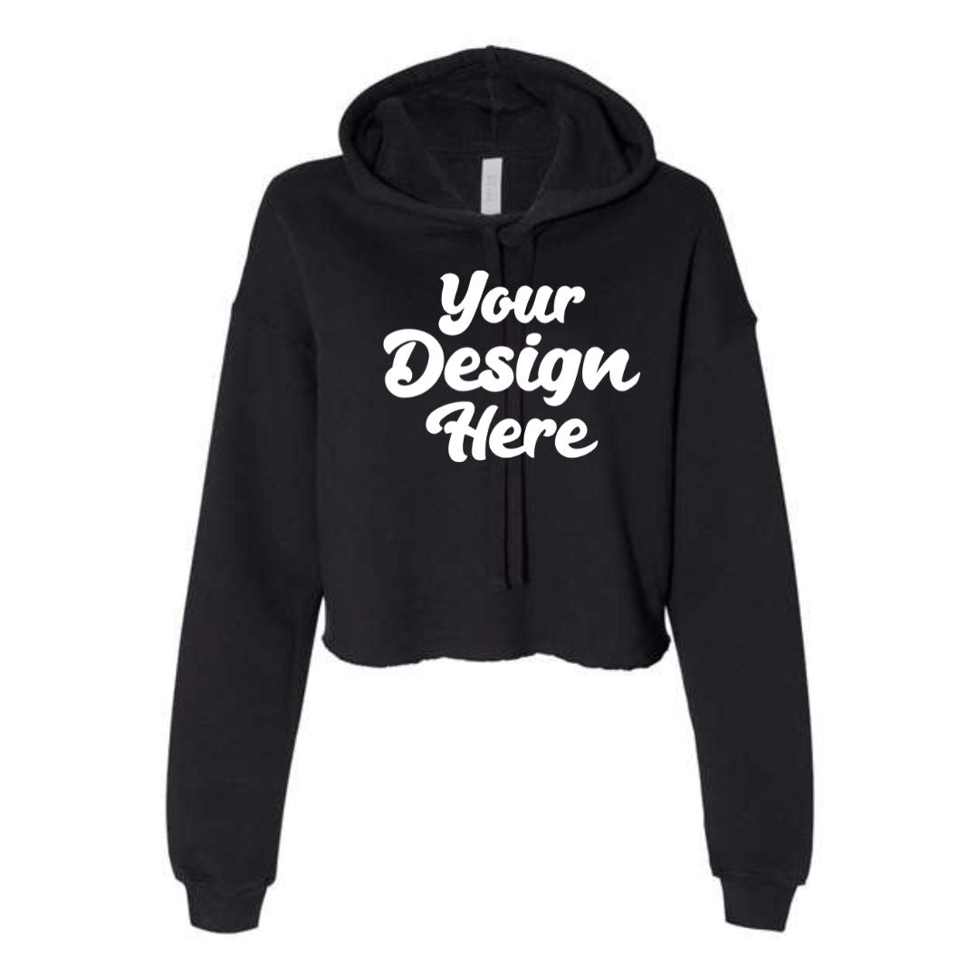 7502 | Women's Cropped Fleece Hoodie