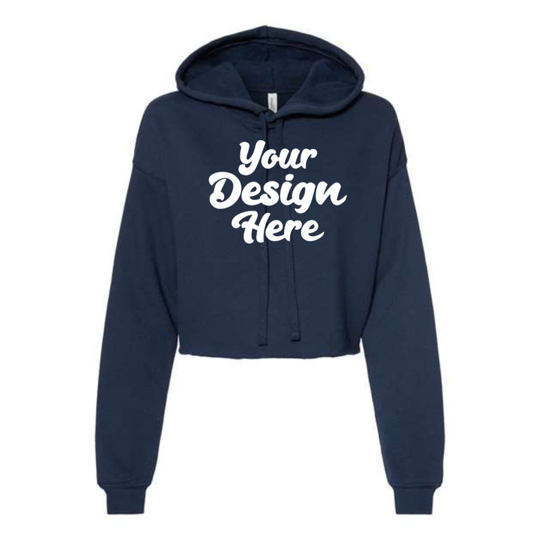 7502 | Women's Cropped Fleece Hoodie