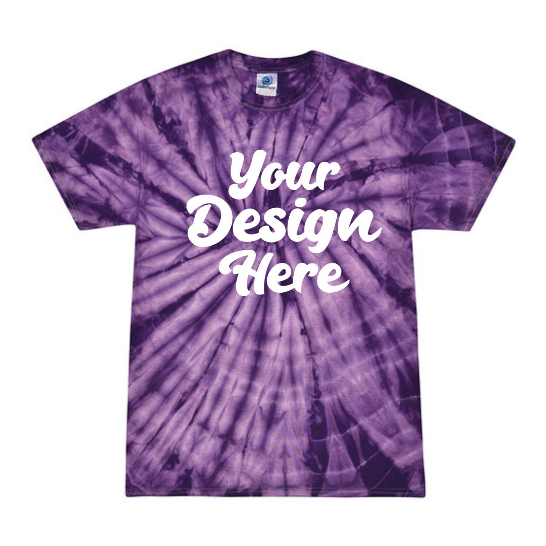 CD101 | Tie-Dye Adult 100% Cotton Spider T-Shirt