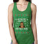 Kith Me Under The Mithletoe Funny Lips Christmas Ladies Racerback Tank Top