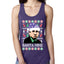 Santa Mike Michael Scott The Office Ugly Christmas Sweater Ladies Racerback Tank Top