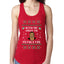 Kith Me Under The Mithletoe Funny Lips Christmas Ladies Racerback Tank Top