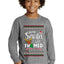 Dear Santa I Was Framed Ugly Christmas Sweater For Kids | Youth Longsleeve Shirt