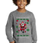 Merry Blitzmas, Football Christmas Sweater Design Ugly Christmas Sweater For Kids | Youth Longsleeve Shirt
