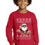 Santa Says 6 7 Meme Ugly Christmas Sweater For Kids | Youth Longsleeve Shirt