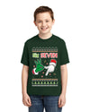 6 7 Christmas Hands Ugly Christmas Sweater For Kids | Unisex Boys Girls Graphic Youth T-Shirt