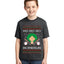 Ho Ho Ho Homerun, Baseball Fan Christmas Design Ugly Christmas Sweater For Kids | Unisex Boys Girls Graphic Youth T-Shirt