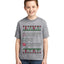 Naughty Nice 6 7 Checklist Ugly Christmas Sweater For Kids | Unisex Boys Girls Graphic Youth T-Shirt