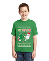 6 7 Christmas Hands Ugly Christmas Sweater For Kids | Unisex Boys Girls Graphic Youth T-Shirt