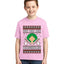 Ho Ho Ho Homerun, Baseball Fan Christmas Design Ugly Christmas Sweater For Kids | Unisex Boys Girls Graphic Youth T-Shirt