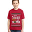 Dear Santa I Was Framed Ugly Christmas Sweater For Kids | Unisex Boys Girls Graphic Youth T-Shirt