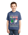 6 7 Christmas Hands Ugly Christmas Sweater For Kids | Unisex Boys Girls Graphic Youth T-Shirt