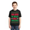 Too Cute For Ugly Sweaters Christmas Unisex Boys Girls Graphic Youth T-Shirt