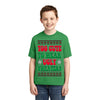 Too Cute For Ugly Sweaters Christmas Unisex Boys Girls Graphic Youth T-Shirt