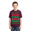 Too Cute For Ugly Sweaters Christmas Unisex Boys Girls Graphic Youth T-Shirt