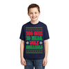 Too Cute For Ugly Sweaters Christmas Unisex Boys Girls Graphic Youth T-Shirt