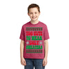 Too Cute For Ugly Sweaters Christmas Unisex Boys Girls Graphic Youth T-Shirt