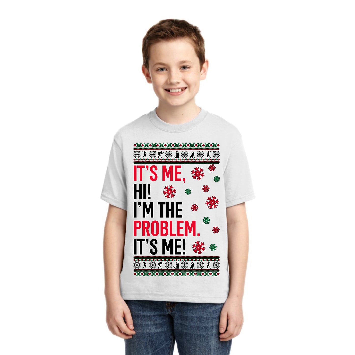 In My Era Movie Christmas Outfit  Ugly Christmas Sweater Unisex Boys Girls Graphic Youth T-Shirt