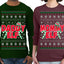 Daddy Elf Mommy Elf Matching His and Hers Couples Shirt Girlfriend Boyfriend Gift His and Hers Matching Ugly Christmas Couple Long Sleeve Shirt