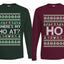 Where's My Ho At? Ho Sweater Girlfriend Boyfriend Gift His and Hers Matching Ugly Christmas Couple Long Sleeve Shirt