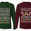 Spreading Christmas Cheer Sweater Girlfriend Boyfriend Gift His and Hers Matching Ugly Christmas Couple Long Sleeve Shirt