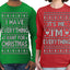 I Have Everything I Want for Christmas I'm Everything Couple Shirt Girlfriend Boyfriend Gift His and Hers Matching Ugly Christmas Couple Long Sleeve Shirt