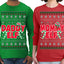 Daddy Elf Mommy Elf Matching His and Hers Couples Shirt Girlfriend Boyfriend Gift His and Hers Matching Ugly Christmas Couple Long Sleeve Shirt