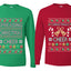 Spreading Christmas Cheer Sweater Girlfriend Boyfriend Gift His and Hers Matching Ugly Christmas Couple Long Sleeve Shirt