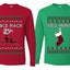 Nice Rack, Well Hung Sweater Girlfriend Boyfriend Gift His and Hers Matching Ugly Christmas Couple Long Sleeve Shirt
